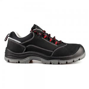 low cut action nubuck upper safety shoes with steel toecap and steel midsole (SN6114) 