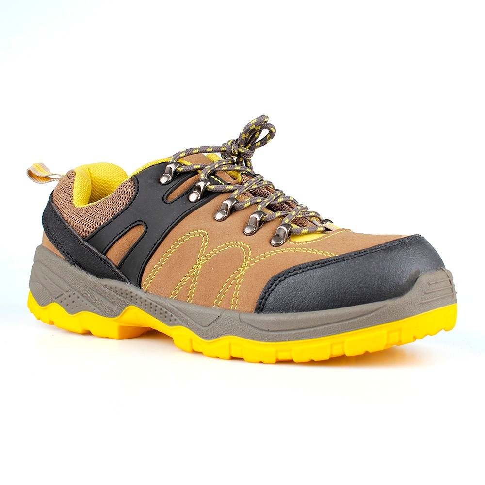 low cut cow suede leather upper safety shoes with steel toecap and steel midsole (SN5633) 