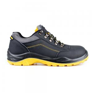 low cut action nubuck upper safety shoes with steel toecap and steel midsole (SN6015)  