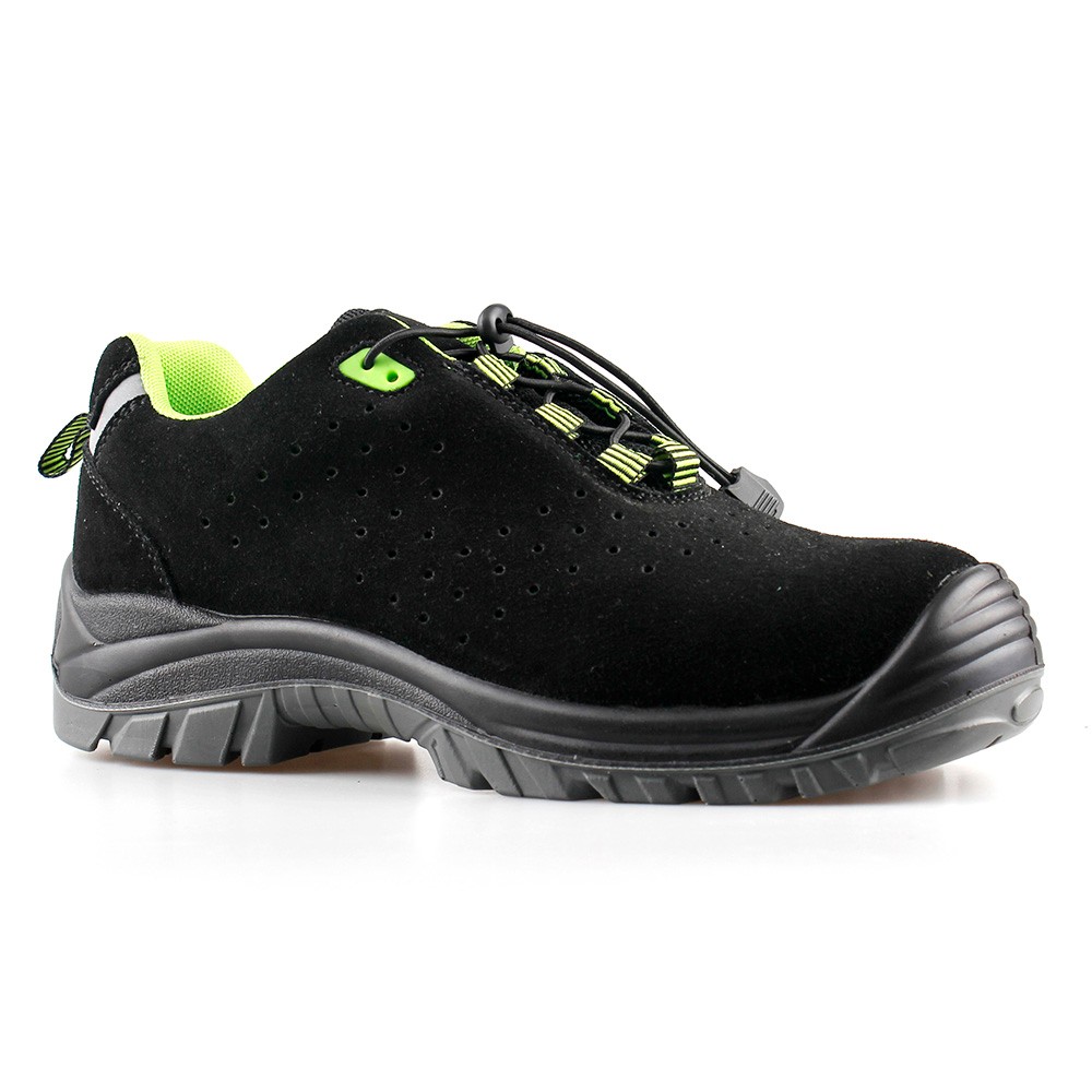 low cut cow suede leather upper safety shoes with composite toecap and Kevlar midsole (SN5813) 