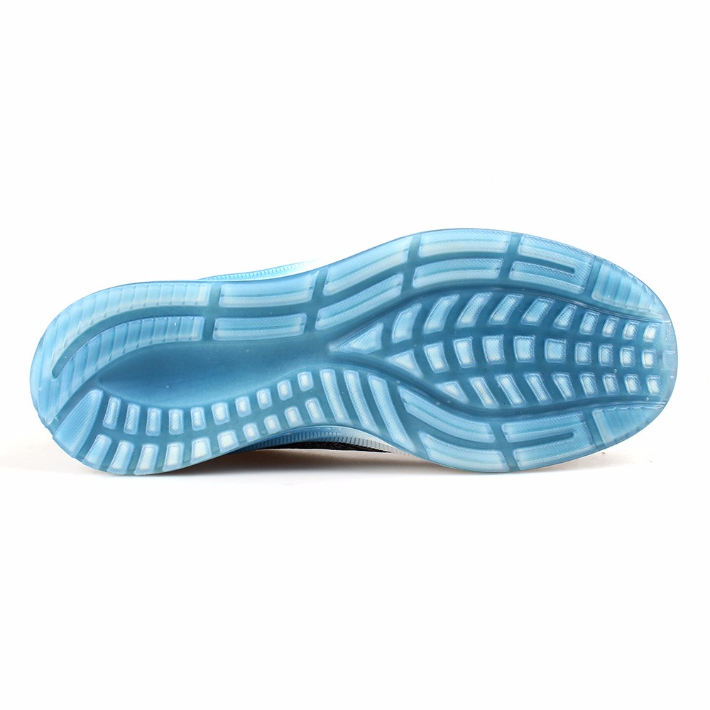  Fly Knitted Composite Toe pu Soft Sole Flyknit Upper Material Light Safety Shoes 