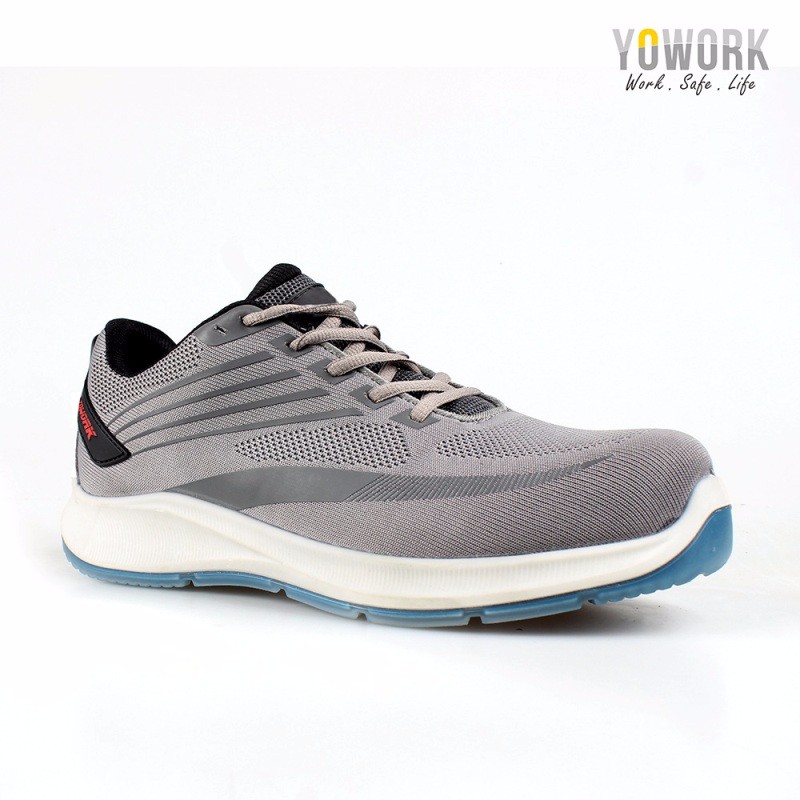  Flyknit injection breathable and lighteight safety shoes