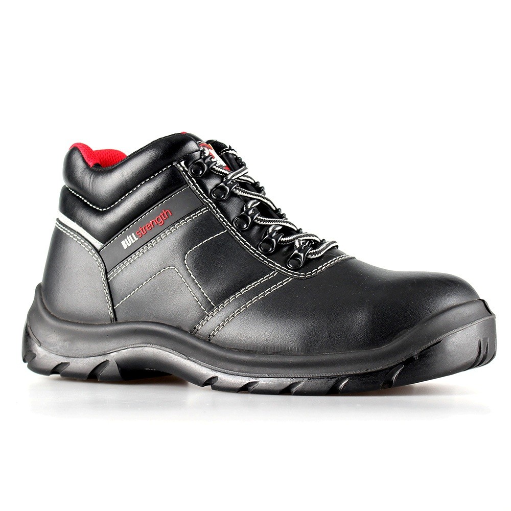 basic middle cut safety shoes with steel toecap and steel midsole(SN5733)