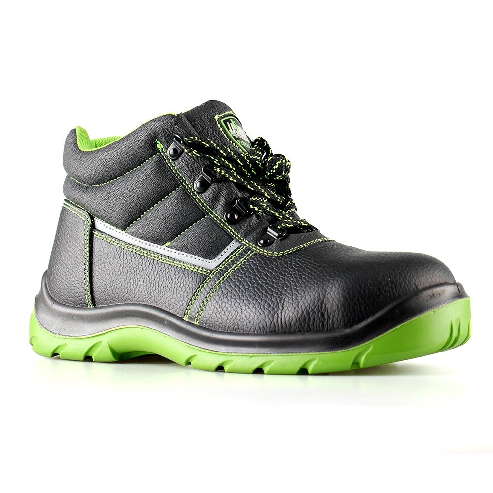 basic middle cut safety shoes with steel toecap and steel midsole(SN6070)