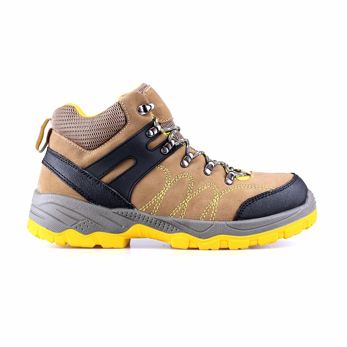 middle cut cow suede leather upper safety shoes with steel toecap and steel midsole (SN5637) 