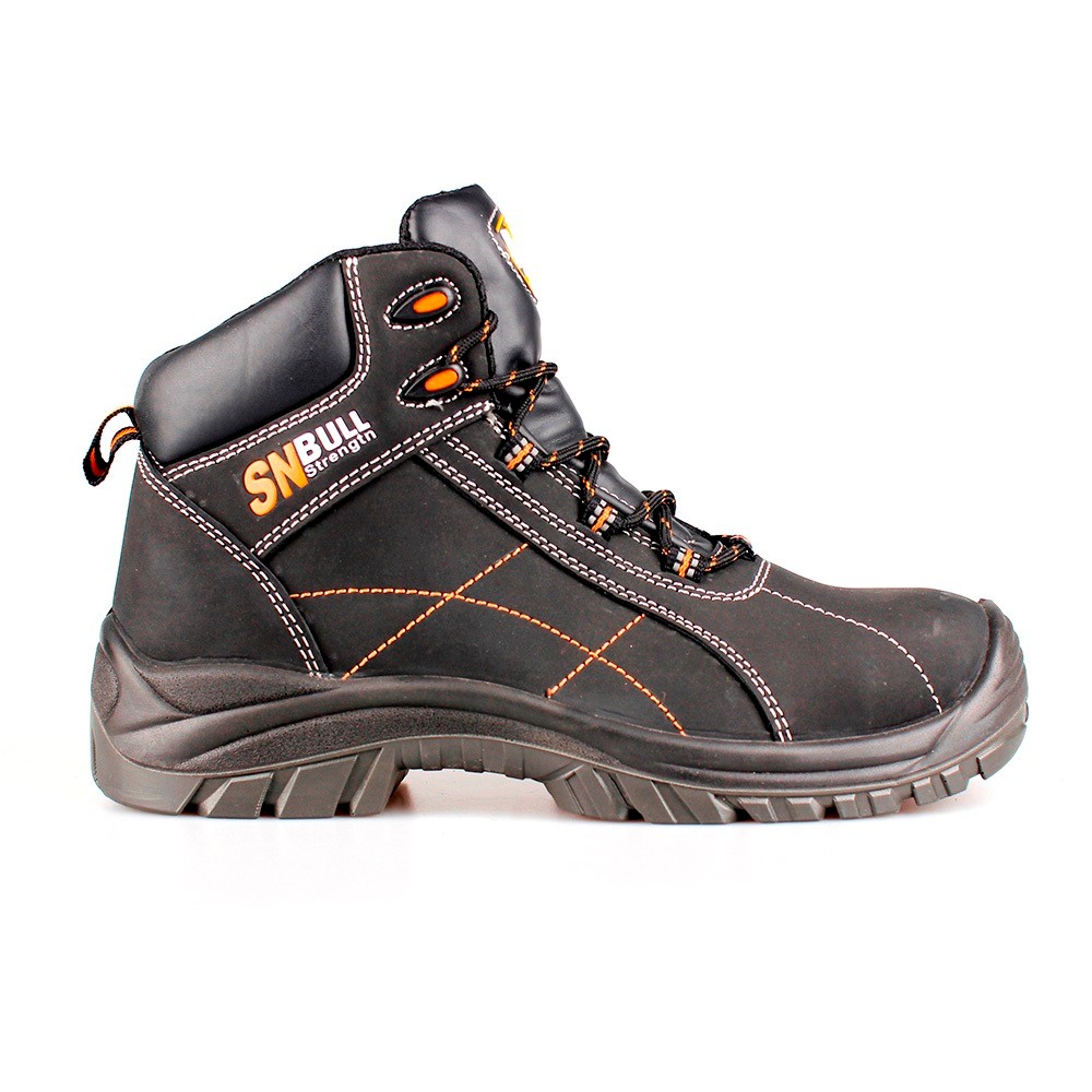 middle cut action nubuck upper safety shoes with comppsite toecap and Kevlar midsole (SN5873) 