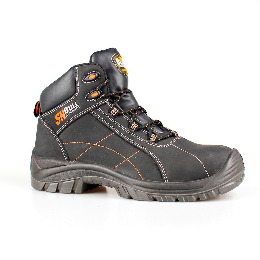 middle cut action nubuck upper safety shoes with comppsite toecap and Kevlar midsole (SN5873) 