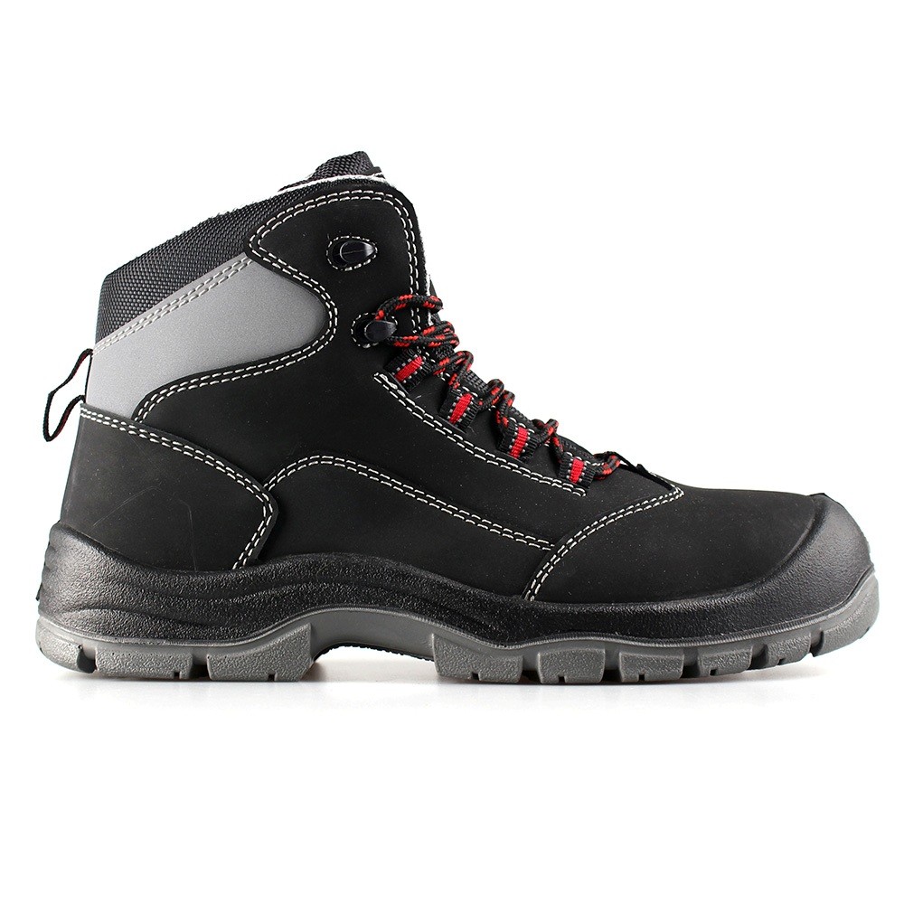 middle cut action nubuck upper safety shoes with steel toecap and steel midsole (SN6113) 