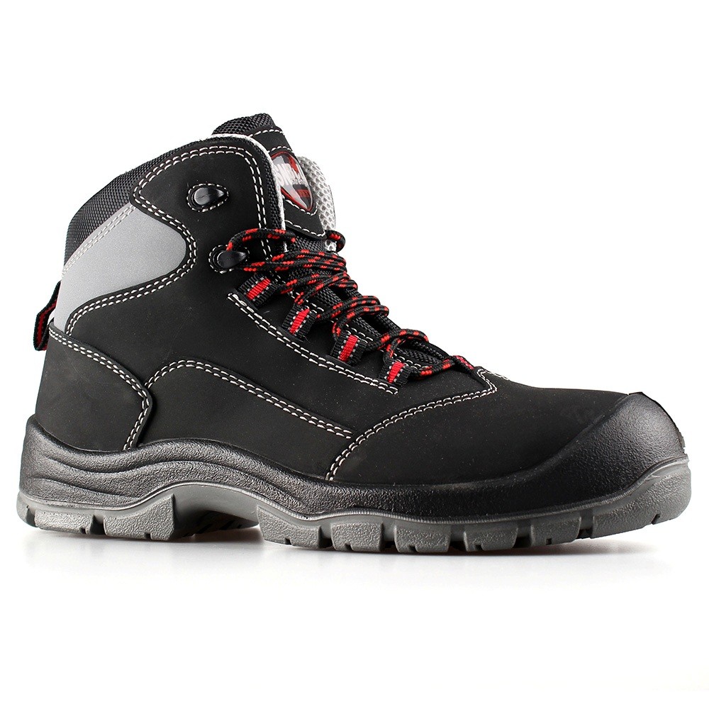 middle cut action nubuck upper safety shoes with steel toecap and steel midsole (SN6113) 