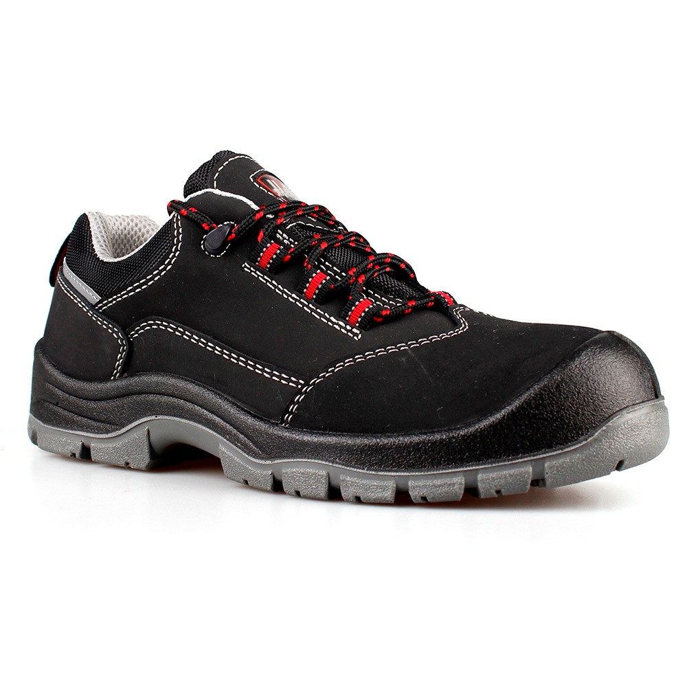 low cut action nubuck upper safety shoes with steel toecap and steel midsole (SN6114) 