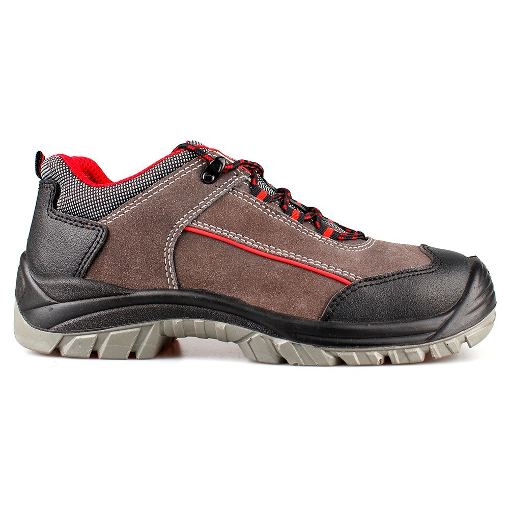 low cut cow suede leather upper safety shoes with steel toecap and steel midsole (SN5854)  