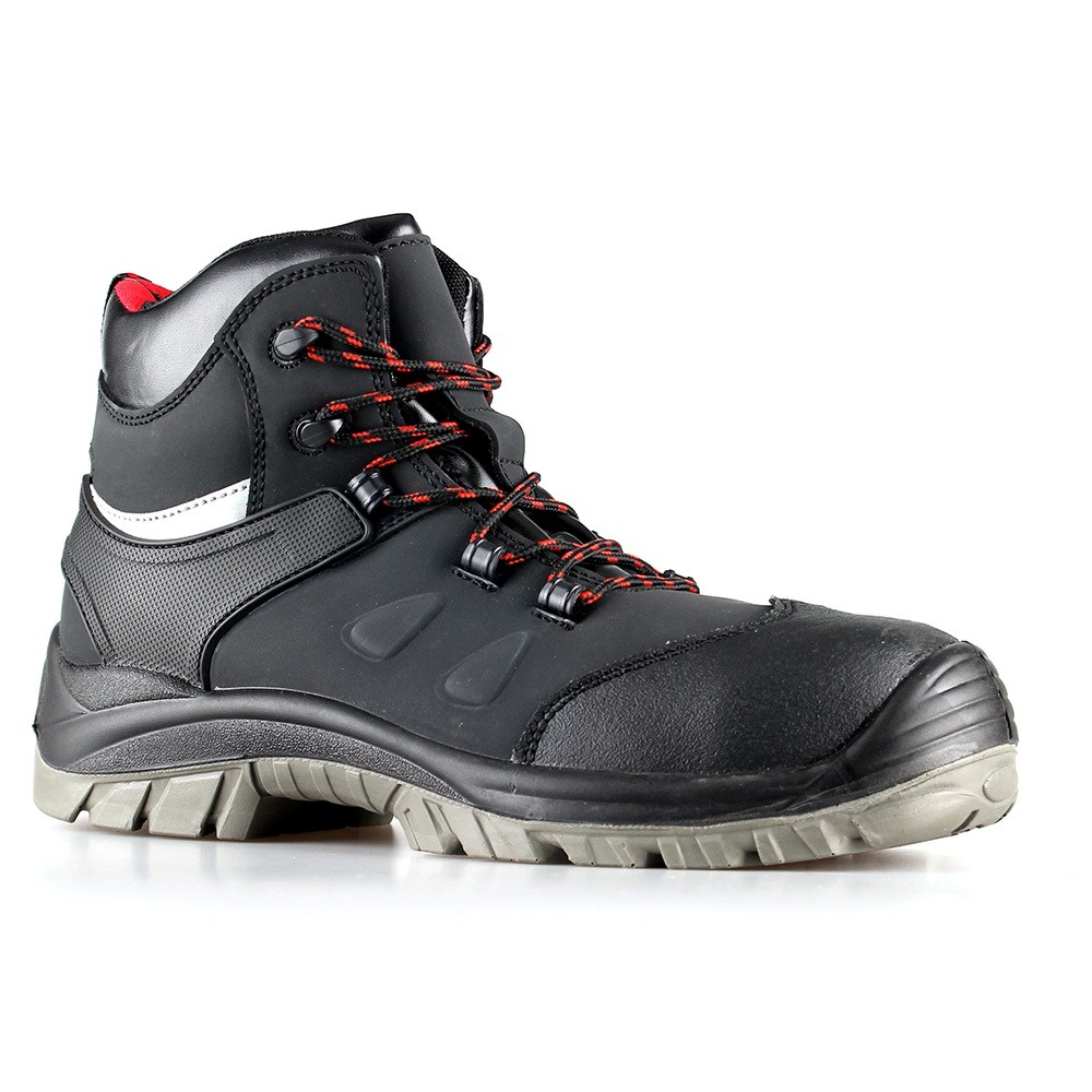 middle cut action nubuck upper safety shoes with comppsite toecap and Kevlar midsole (SN5712)  