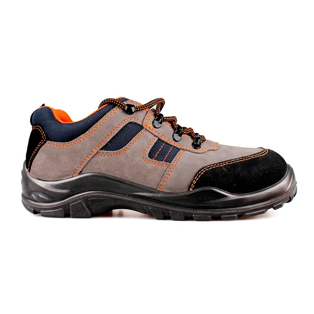 low cut cow suede leather upper safety shoes with steel toecap and steel midsole (SN6054)  