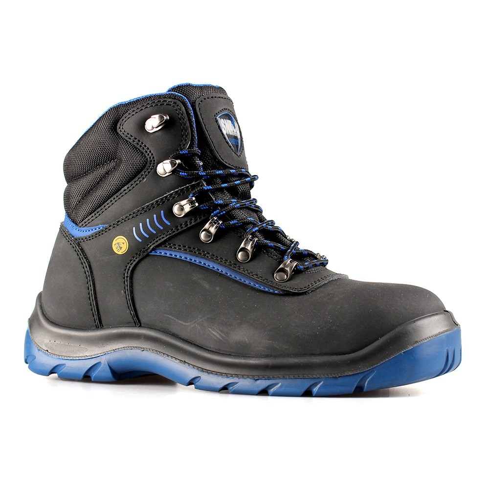 middle cut action nubuck upper safety shoes with steel toecap and steel midsole (SN6058)