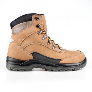 middle cut action nubuck upper safety shoes with steel toecap and steel midsole (SN6072)