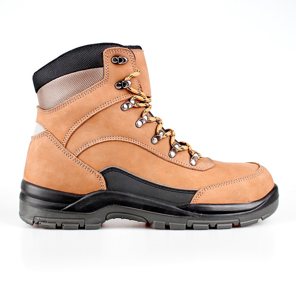 middle cut action nubuck upper safety shoes with steel toecap and steel midsole (SN6072)