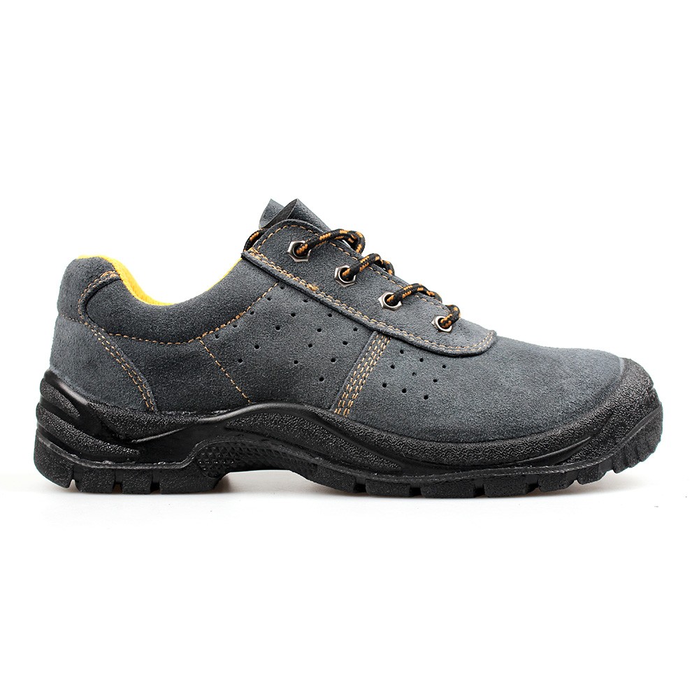 low cut cow suede leather upper safety shoes with steel toecap and steel midsole (SN5710)  