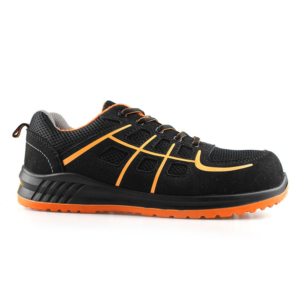 New Style Mesh+Suede Leather Mesh Upper Men Safety Shoes & Footwear Lightweight Logstic/Construction Footwear Sn6115 
