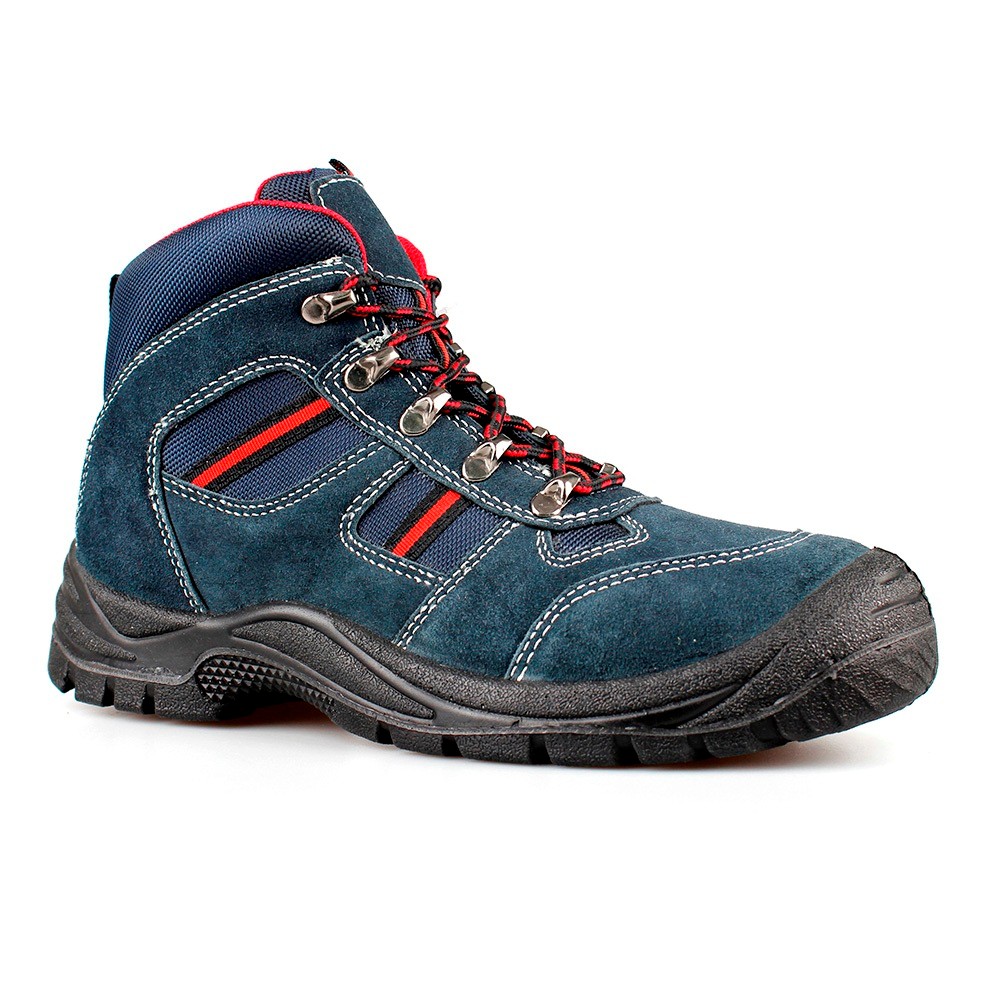 middle cut cow suede leather upper safety shoes with steel toecap and steel midsole (SN6040) 