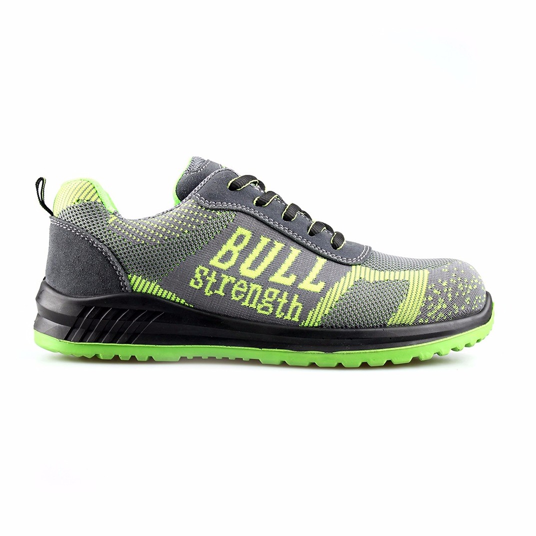 Flyknit Breathable Casual Safety Shoes with PU/PU Sole/Work Shoes Sn6006 