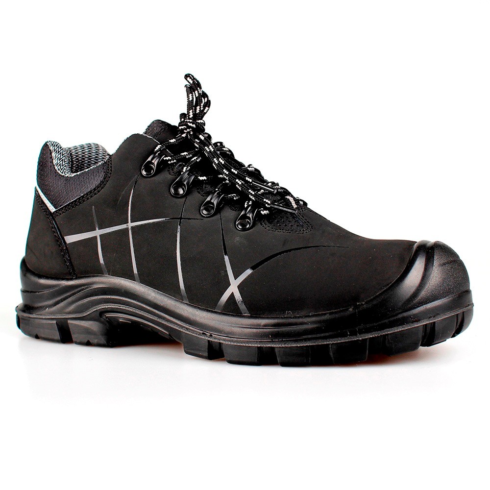 low cut action nubuck upper safety shoes with comppsite toecap and Kevlar midsole (SN5805)