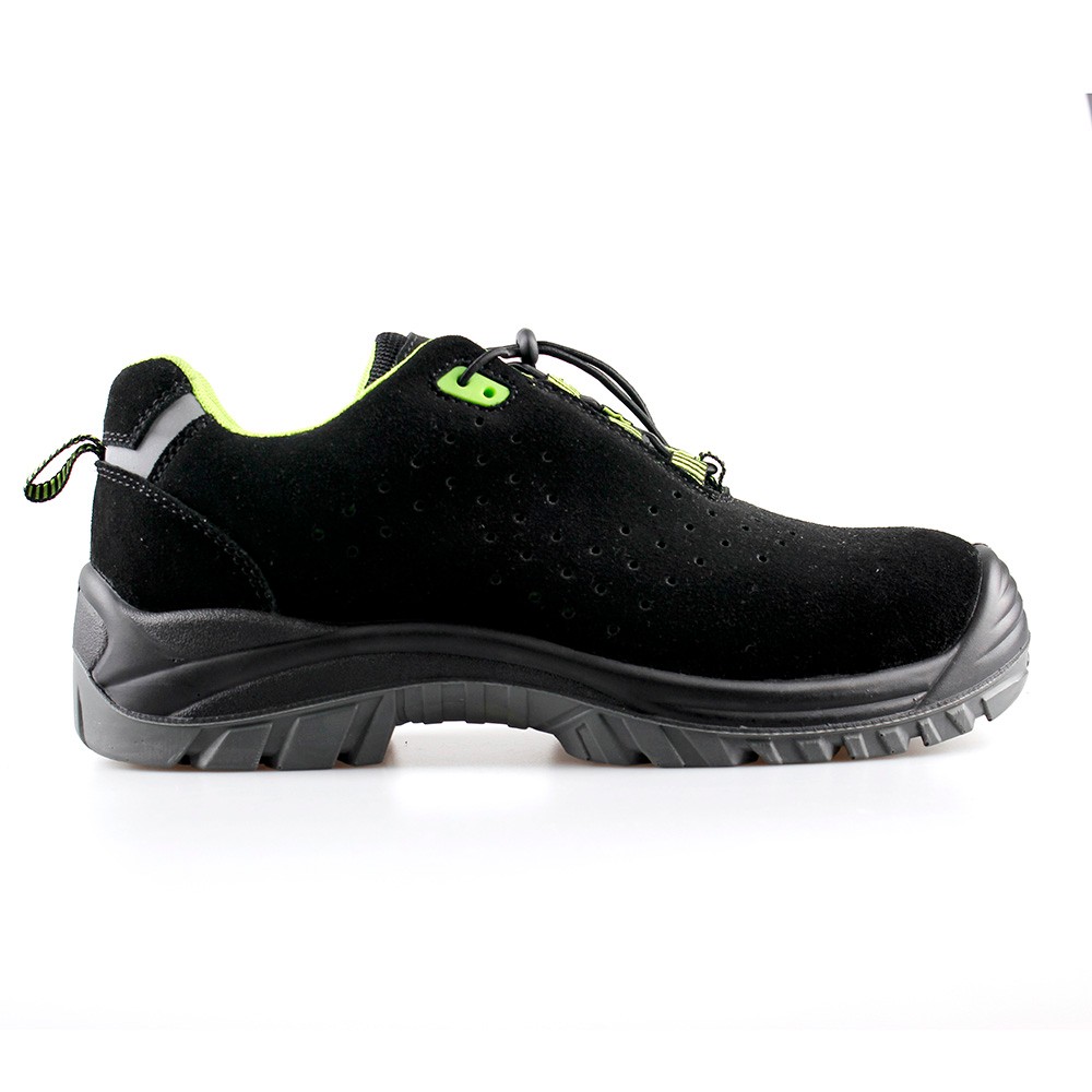 low cut cow suede leather upper safety shoes with composite toecap and Kevlar midsole (SN5813) 