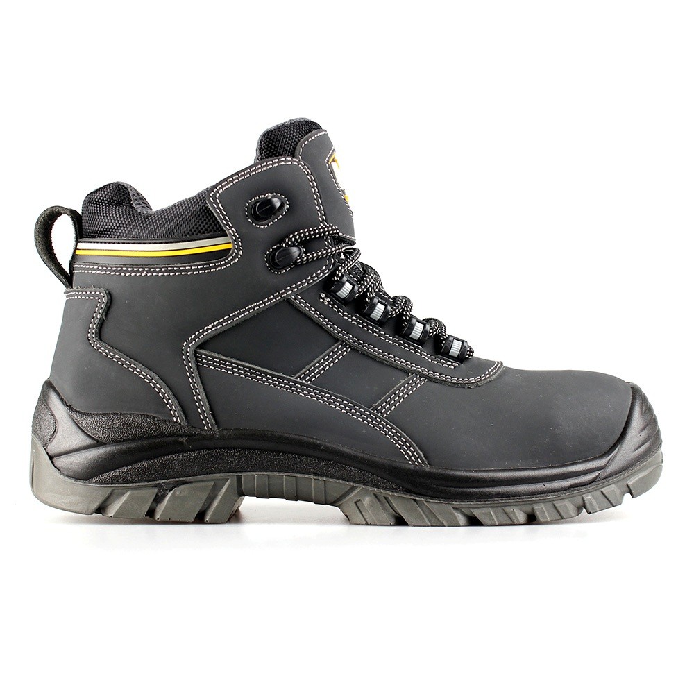 middle cut action nubuck upper safety shoes with comppsite toecap and Kevlar midsole (SN6504) 