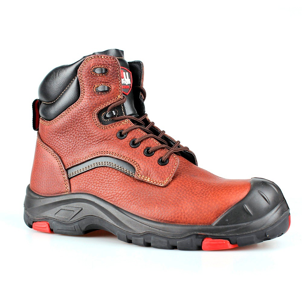 middle cut full grain leather upper safety shoes with composite toecap and kevlar midsole (SN6051) 