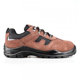 low cut cow suede leather upper safety shoes with steel toecap and steel midsole (SN6065) 